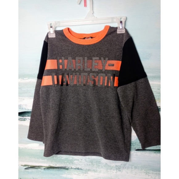 Harley-Davidson Other - Harley Davidson T-Shirt Youth Medium 8/10 Long Sleeve Harley Motorcycle Shirt